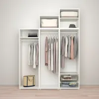 Шкаф Ikea Platsa 180 x 57см x 241 / ДСП / Белый photo 4