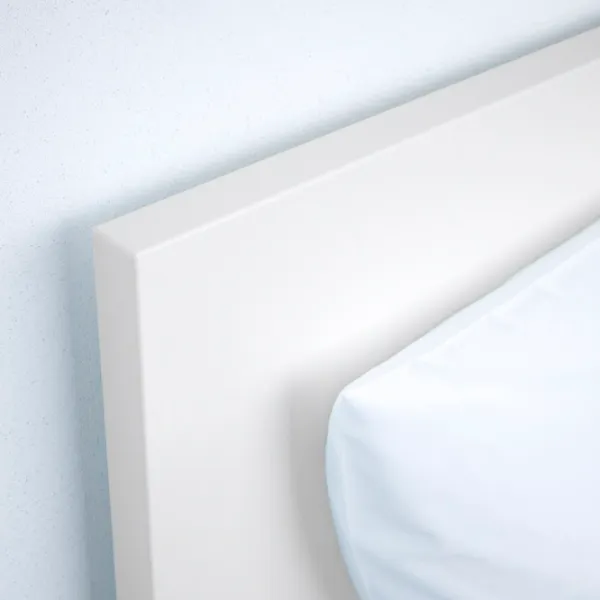 Кровать Ikea Malm/Luroy 90 x 200 см / Шпон / Белый photo 4