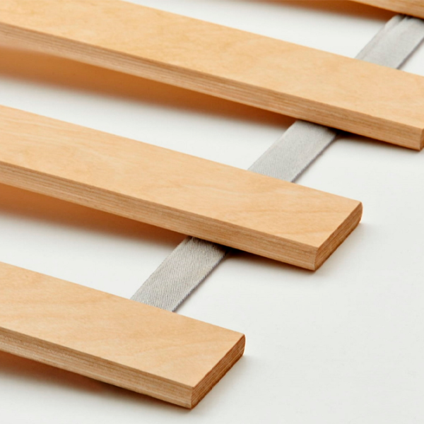 Кровать Ikea Malm/Luroy 90 x 200 см / Шпон / Белый photo 7