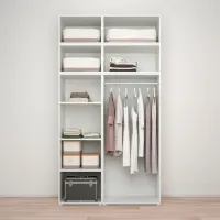 Шкаф Ikea Platsa 140 x 57см x 261 / ДСП / Белый photo 4