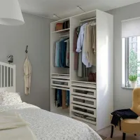 Etajeră Ikea Pax White / MDF photo 2