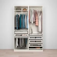 Etajeră Ikea Pax White / MDF photo 4
