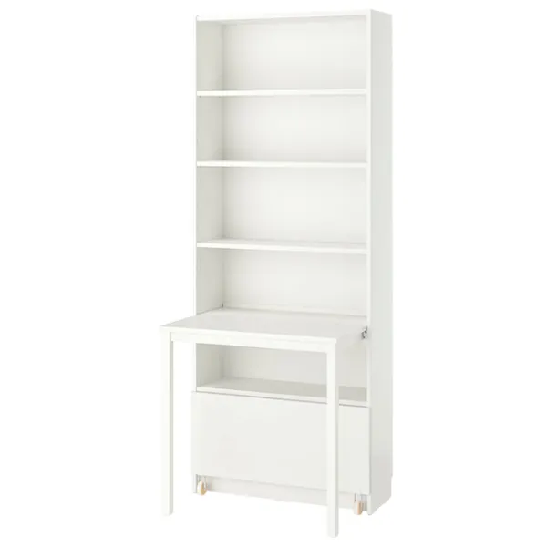 Стеллаж Ikea Billy  202 x 80 x 84см cm / Массив сосны / White photo 1