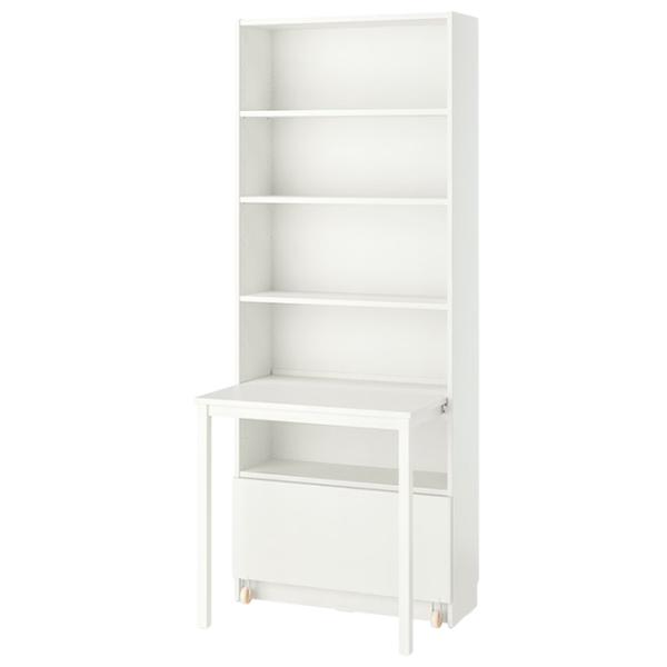 Стеллаж Ikea Billy  202 x 80 x 84см cm / Массив сосны / White photo 1