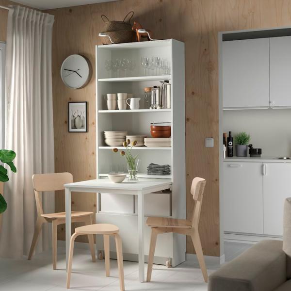 Стеллаж Ikea Billy  202 x 80 x 84см cm / Массив сосны / White photo 2