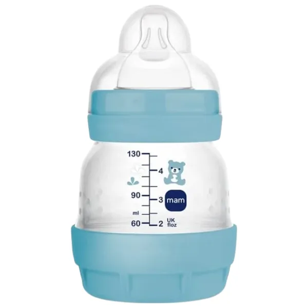 Бутылочка для кормления MAM Perfect Start Planet Love Для мальчиков / 0.13л / Синий photo 1 Бутылочка для кормления MAM Perfect Start Planet Love Для мальчиков / 0.13л / Синий photo 1