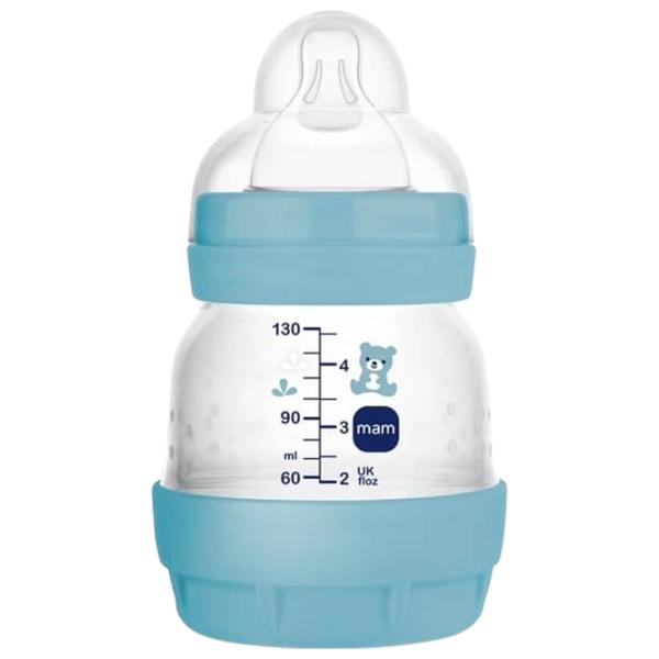 Бутылочка для кормления MAM Perfect Start Planet Love Для мальчиков / 0.13л / Синий photo 1 Бутылочка для кормления MAM Perfect Start Planet Love Для мальчиков / 0.13л / Синий photo 1