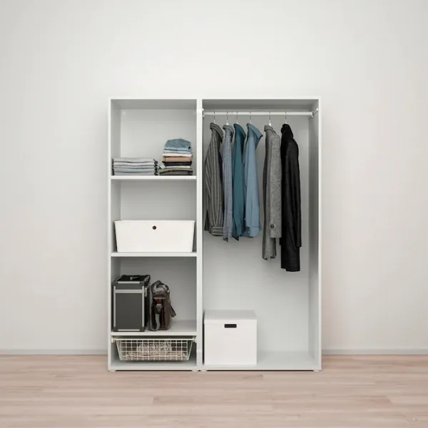 Шкаф Ikea Platsa 140 x 57см x 181 / ДСП / Белый photo 2