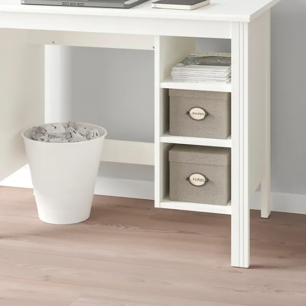 Masă de birou Ikea Brusali PAL/ White photo 3