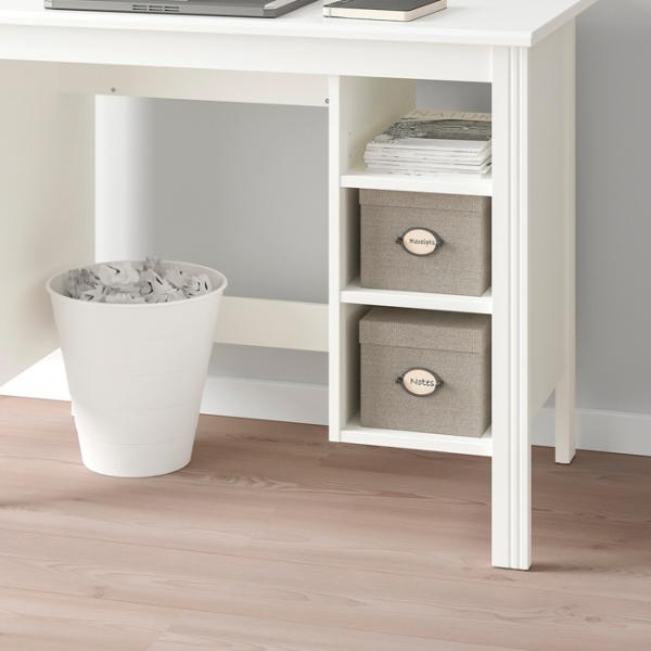 Masă de birou Ikea Brusali PAL/ White photo 3