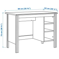 Офисный стол Ikea Brusali ДСП/ Белый photo 5
