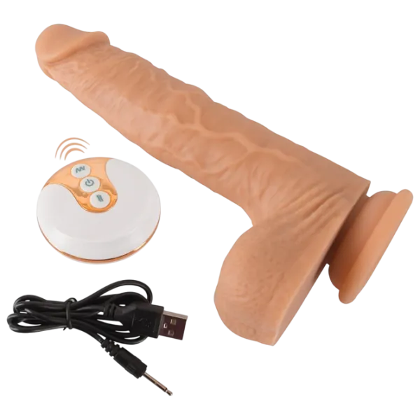 Вибратор You2Toys Natural Thrusting Vibe Бежевый photo 4 Вибратор You2Toys Natural Thrusting Vibe Бежевый photo 4