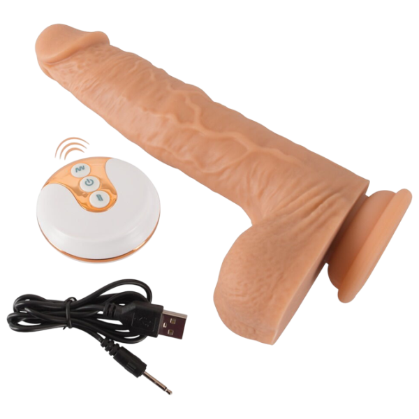 Вибратор You2Toys Natural Thrusting Vibe Бежевый photo 4 Вибратор You2Toys Natural Thrusting Vibe Бежевый photo 4