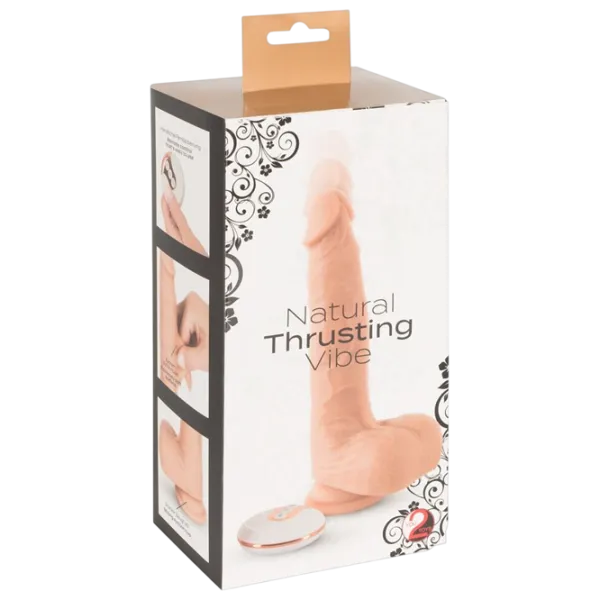 Вибратор You2Toys Natural Thrusting Vibe Бежевый photo 6 Вибратор You2Toys Natural Thrusting Vibe Бежевый photo 6