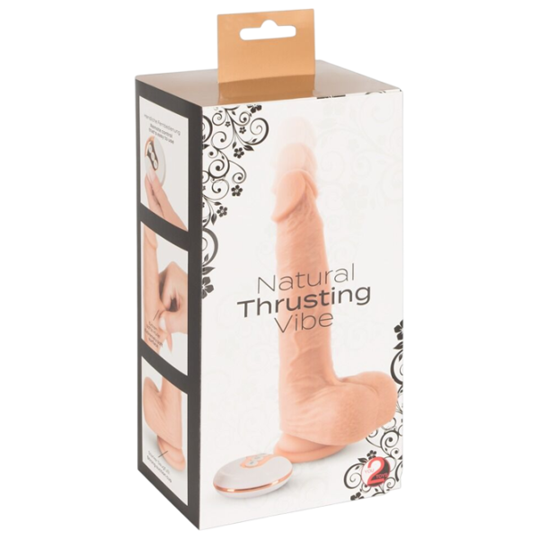 Вибратор You2Toys Natural Thrusting Vibe Бежевый photo 6 Вибратор You2Toys Natural Thrusting Vibe Бежевый photo 6
