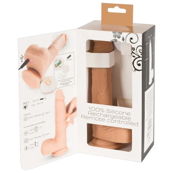 Вибратор You2Toys Natural Thrusting Vibe Бежевый photo 7 Вибратор You2Toys Natural Thrusting Vibe Бежевый photo 7