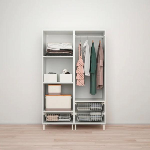 Шкаф Ikea Platsa 120 x 57см x 191 / ДСП / Белый photo 2