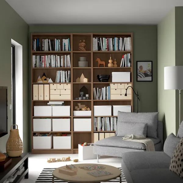 Стеллаж Ikea Billy  237 x 200 x 28см cm / ЛДСП / Дуб cонома photo 2