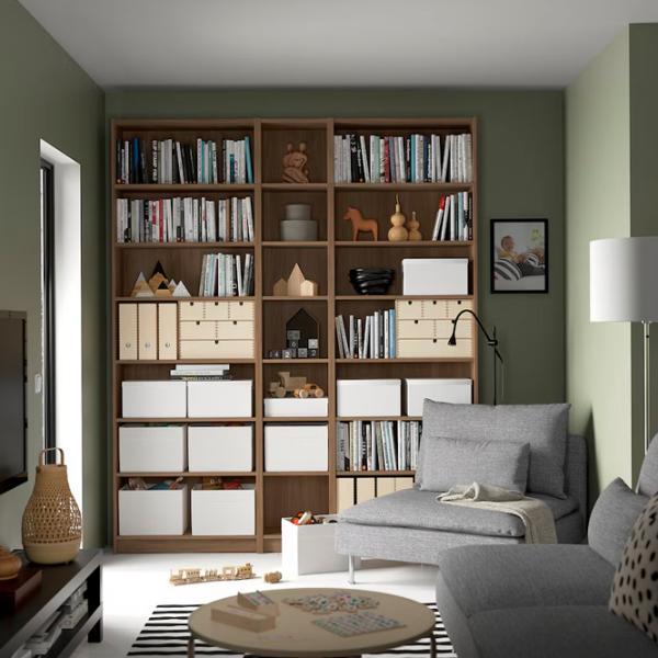 Стеллаж Ikea Billy  237 x 200 x 28см cm / ЛДСП / Дуб cонома photo 2