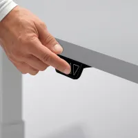 Masă de birou Ikea Rodulf PAL/ Gray photo 2