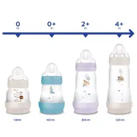 Biberon MAM Perfect Start Planet Love Unisex / 0.13l / Beige photo 3