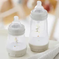 Biberon MAM Perfect Start Planet Love Unisex / 0.13l / Beige photo 5