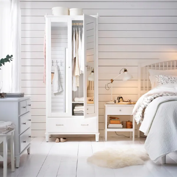 Dulap Ikea Tyssedal 88 x 58 x 208 / DSP / Alb photo 4