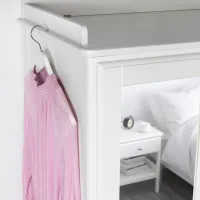Dulap Ikea Tyssedal 88 x 58 x 208 / DSP / Alb photo 5