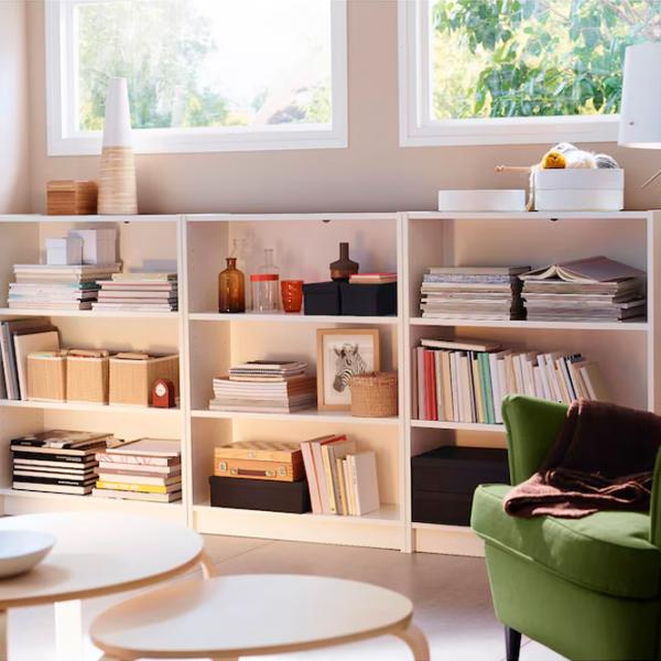 Стеллаж Ikea Billy  106 x 240 x 28см cm / ЛДСП / White photo 2