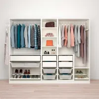 Etajeră Ikea Pax White / MDF photo 3