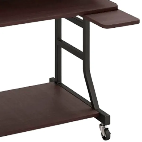 Офисный стол Costway CB10497BN ДСП/ Коричневый photo 4 Офисный стол Costway CB10497BN ДСП/ Коричневый photo 4