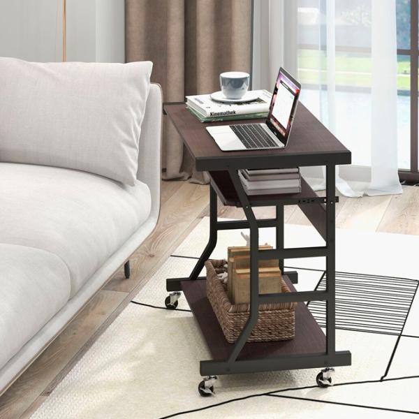 Офисный стол Costway CB10497BN ДСП/ Коричневый photo 5 Офисный стол Costway CB10497BN ДСП/ Коричневый photo 5