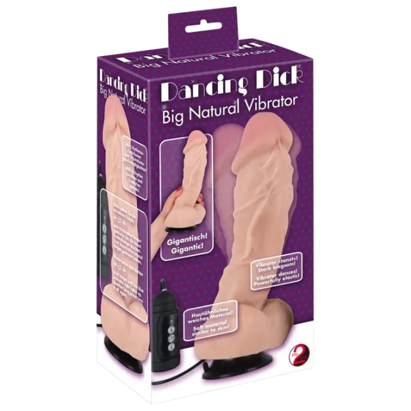 Вибратор You2Toys Dancing Dick Big Natural Бежевый photo 6