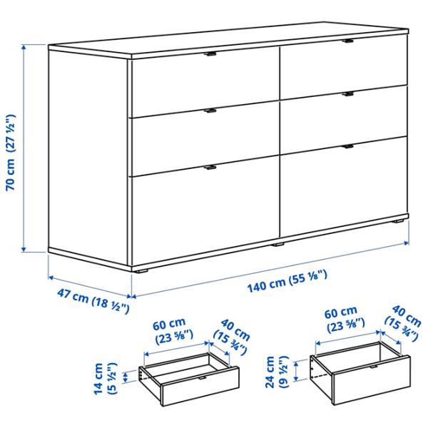 Шкаф Ikea Vihals 245 x 57см x 200 / ДСП / Белый photo 4