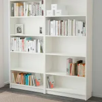 Стеллаж Ikea Billy 202 x 160 x 28см cm / ЛДСП / White photo 2