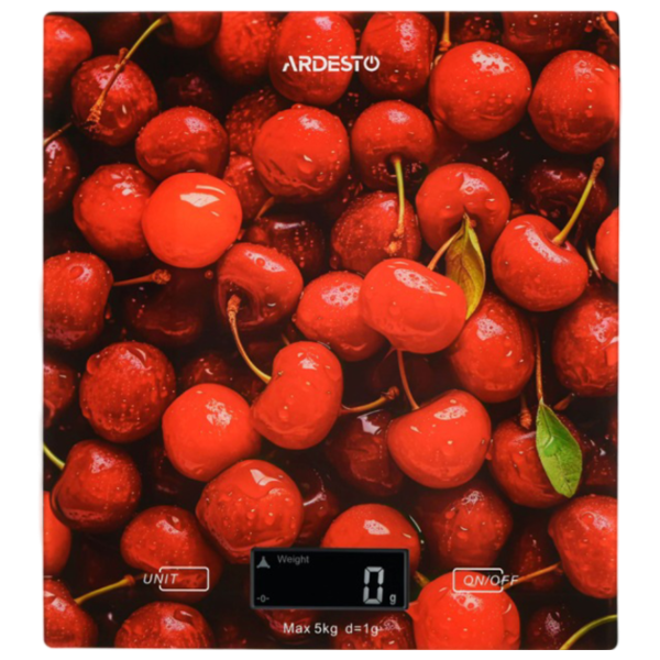Кухонные весы Ardesto SCK-893 CHERRY Красный photo 1