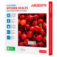 Кухонные весы Ardesto SCK-893 CHERRY Красный photo 5