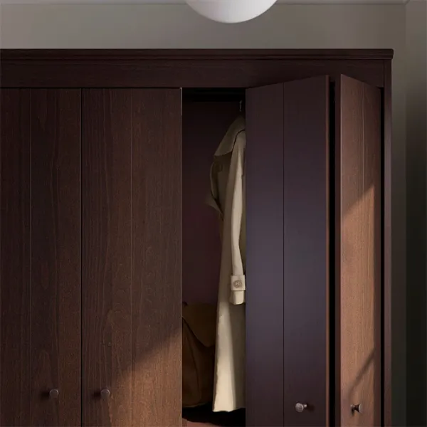 Dulap Ikea Idanas 121 x 59 x 211 / DSP / Dark Brown photo 6