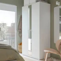 Шкаф Ikea Vihals 105 x 57см x 200 / ДСП / Белый photo 2