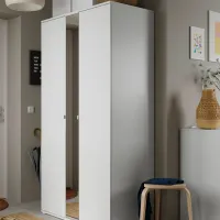 Шкаф Ikea Vihals 105 x 57см x 200 / ДСП / Белый photo 3
