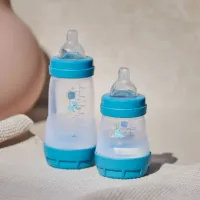 Biberon MAM Perfect Start Planet Love Pentru băieți / 0.26l / Blue photo 6