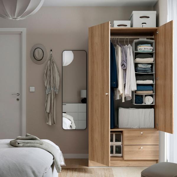 Dulap Ikea Vilhatten 98 x 57 x 190 / DSP / Stejar photo 8