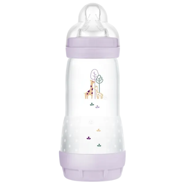 Biberon MAM Perfect Start Planet Love Pentru fetițe / 0.32l / Purple photo 1 Biberon MAM Perfect Start Planet Love Pentru fetițe / 0.32l / Purple photo 1