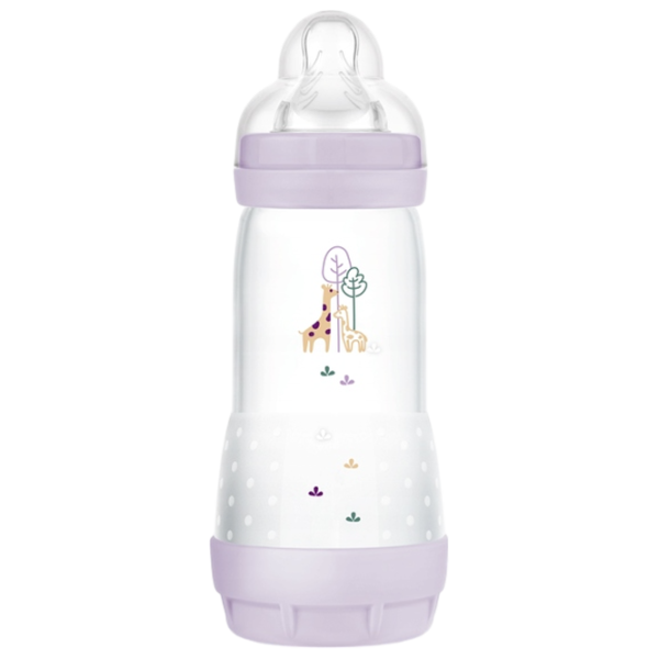 Biberon MAM Perfect Start Planet Love Pentru fetițe / 0.32l / Purple photo 1 Biberon MAM Perfect Start Planet Love Pentru fetițe / 0.32l / Purple photo 1