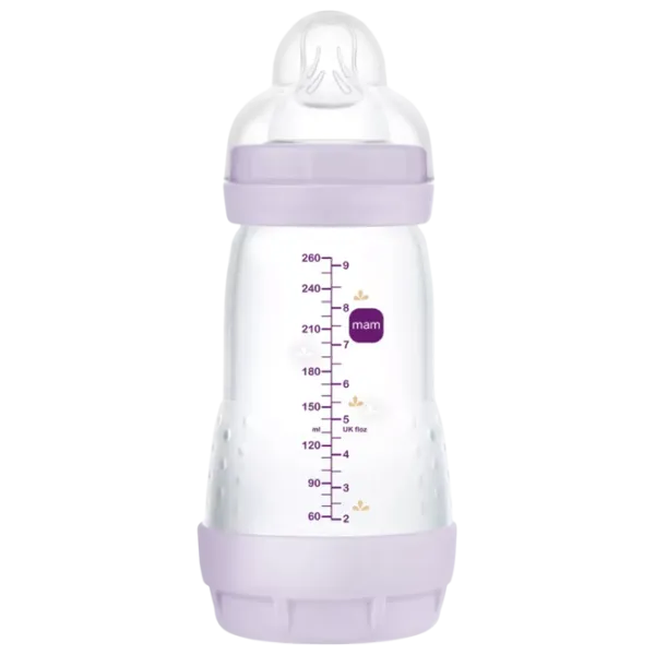 Biberon MAM Perfect Start Planet Love Pentru fetițe / 0.32l / Purple photo 2 Biberon MAM Perfect Start Planet Love Pentru fetițe / 0.32l / Purple photo 2