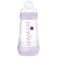 Biberon MAM Perfect Start Planet Love Pentru fetițe / 0.32l / Purple photo 2