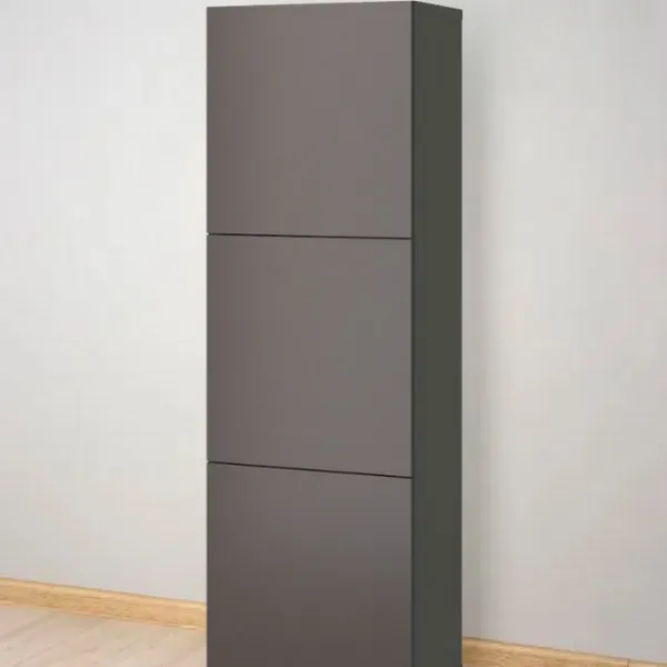 Шкаф Ikea Besta 60 x 42см x 193 / ДСП / Темно серый photo 3