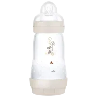 Бутылочка для кормления MAM Perfect Start Planet Love Унисекс / 0.26л / Бежевый