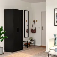 Dulap Ikea Brimnes 78 x 50 x 190 / DSP / Negru photo 2