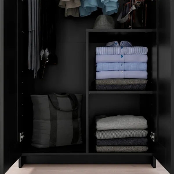 Dulap Ikea Brimnes 78 x 50 x 190 / DSP / Negru photo 4